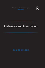 Title: Preference and Information, Author: Dan Egonsson