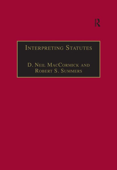 Interpreting Statutes: A Comparative Study