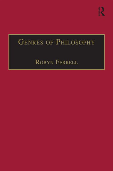 Genres of Philosophy