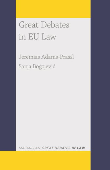 Great Debates EU Law