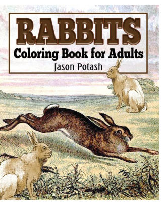 Download Rabbits Coloring Book For Adults By Jason Potash Paperback Barnes Noble