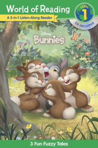 Title: World of Reading: Disney Bunnies 3-in-1 Listen-Along Reader-Level 1: 3 Fun Fuzzy Tales, Author: Disney Books