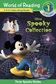 Download free ebooks online yahoo World of Reading Disney's Spooky Collection 3-in-1 Listen-Along Reader (Level 1 Reader): 3 Scary Stories with CD! (English literature) by Disney Books, Disney Storybook Art Team