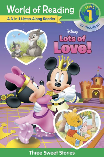 World of Reading: Disney's Lots of Love Collection 3-in-1 Listen Along Reader-Level 1: 3 Sweet Stories