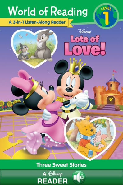 World of Reading: Disney Valentine's 3-in-1 Listen-Along Reader: 3 Sweet Stories