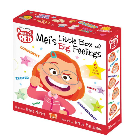 Disney/Pixar Turning Red: Mei's Little Box of Big Feelings (5 Books Included)