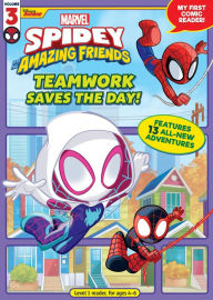 Ebook epub file download Spidey and His Amazing Friends: Teamwork Saves the Day!: My First Comic Reader! 9781368098250 by Marvel Press Book Group English version