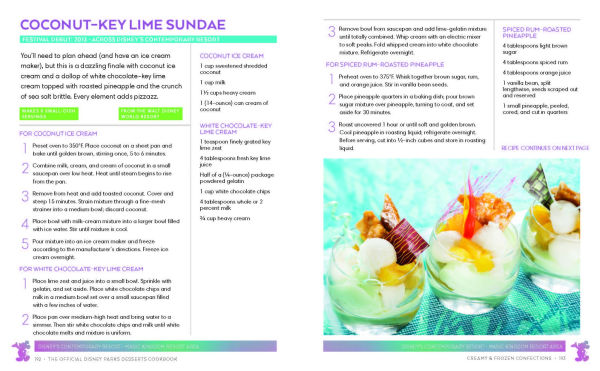 The Official Disney Parks Desserts Cookbook: Remembering 101 Sweet Delicious Disney Recipes