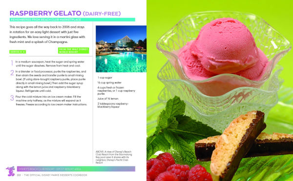 The Official Disney Parks Desserts Cookbook: Remembering 101 Sweet Delicious Disney Recipes