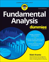 Title: Fundamental Analysis For Dummies, Author: Matthew Krantz