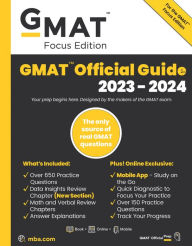 Download pdf ebook GMAT Official Guide 2023-2024, Focus Edition: Includes Book + Online Question Bank + Digital Flashcards + Mobile App by GMAC (Graduate Management Admission Council) (English literature) ePub 9781394169948