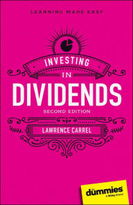 Download book to ipod Investing In Dividends For Dummies 9781394200597 by Lawrence Carrel, Lawrence Carrel (English literature)