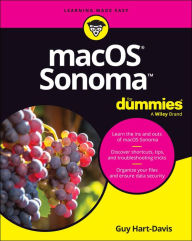 Download free books on pc macOS Sonoma For Dummies PDB ePub FB2 by Guy Hart-Davis 9781394219759 (English literature)
