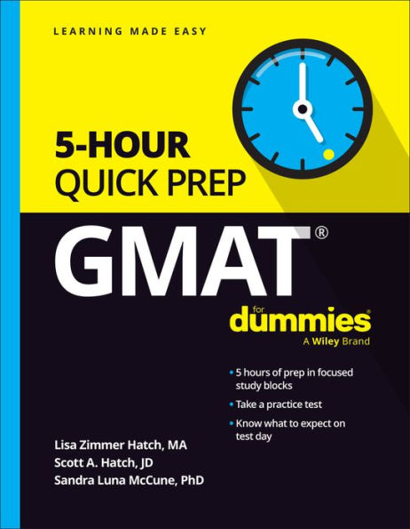 GMAT 5-Hour Quick Prep For Dummies