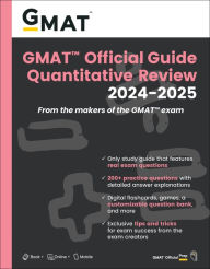 Title: GMAT Official Guide Quantitative Review 2024-2025: Book + Online Question Bank, Author: GMAC (Graduate Management Admission Council)