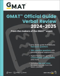 Title: GMAT Official Guide Verbal Review 2024-2025: Book + Online Question Bank, Author: GMAC (Graduate Management Admission Council)
