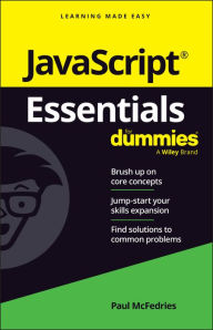 Title: JavaScript Essentials For Dummies, Author: Paul McFedries