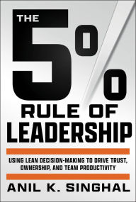 The 5% Rule of Leadership: Using Lean Decision-Making to Drive Trust, Ownership, and Team Productivity