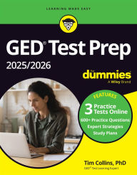 Title: GED Test Prep 2025/2026 For Dummies: Book + 3 Practice Tests Online, Author: Tim Collins