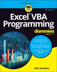 Title: Excel VBA Programming For Dummies, Author: Dick Kusleika