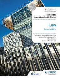 Title: Cambridge International as and a Level Law Second Edition: Hodder Education Group, Author: Jayne Wilshire