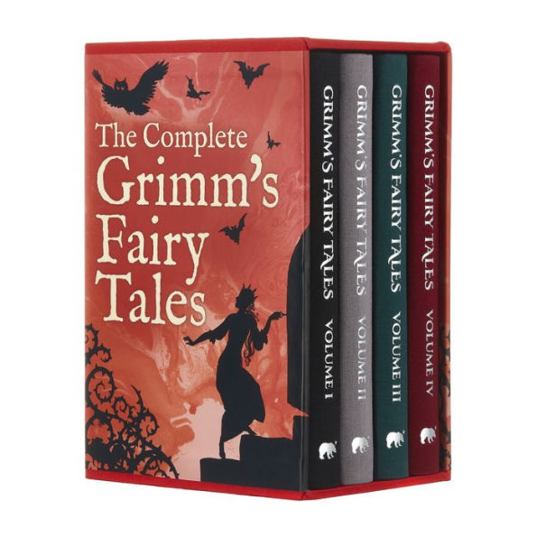 The Complete Grimm's Fairy Tales: Deluxe 4-Book Hardcover Boxed Set