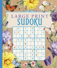 Title: Butterfly Rustic Large Print Sudoku, Author: Eric Saunders