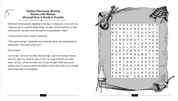 Sherlock Holmes Wordsearch Puzzles: Over 100 Puzzle Grids to Solve