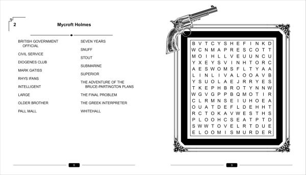 Sherlock Holmes Wordsearch Puzzles: Over 100 Puzzle Grids to Solve