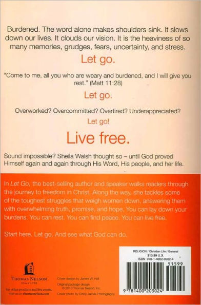 Let Go: Live Free of the Burdens All Women Know