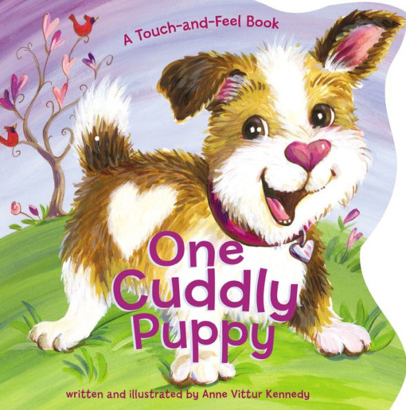 One Cuddly Puppy: A Counting Touch-and-Feel Book for Kids