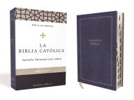 Title: Biblia Católica, Tamaño personal,Tapa dura, Azul, con Índice, Comfort Print, Author: Editorial Católica