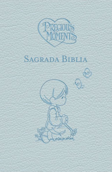 Biblia Católica, Precious MomentsT, Leathersoft, Azul celeste, Comfort Print