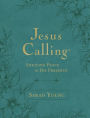 Jesus Calling, Large Text Teal Leathersoft, with Full Scriptures: Enjoying Peace in His Presence (A 365-Day Devotional)