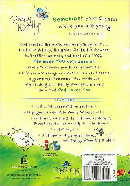 Really Woolly Holy Bible: Children's Edition - Blue