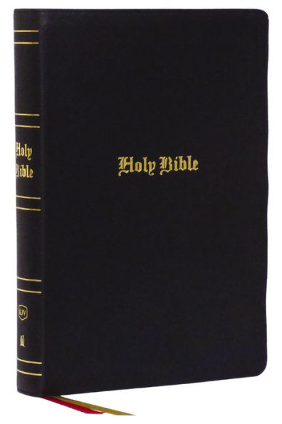KJV Holy Bible: Super Giant Print with 43,000 Cross References, Black Genuine Leather, Red Letter, Comfort Print: King James Version