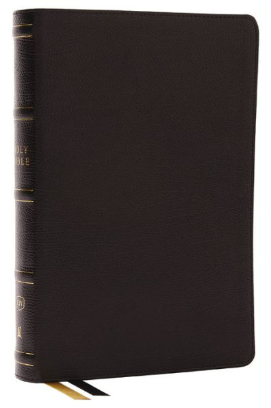 KJV Holy Bible with 73,000 Center-Column Cross References, Black Genuine Leather, Red Letter, Comfort Print: King James Version
