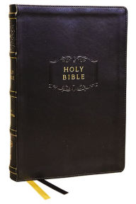 Title: KJV Holy Bible with Apocrypha and 73,000 Center-Column Cross References, Black Leathersoft, Red Letter, Comfort Print: King James Version, Author: Thomas Nelson