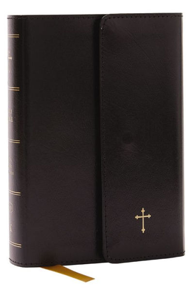 KJV Compact Bible w/ 43,000 Cross References, Black Leatherflex with flap, Red Letter, Comfort Print: Holy Bible, King James Version: Holy Bible, King James Version