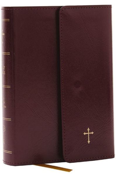 KJV Holy Bible: Compact with 43,000 Cross References, Burgundy Leatherflex with flap, Red Letter, Comfort Print: King James Version