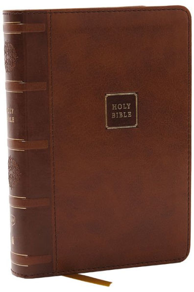 KJV Holy Bible: Compact with 43,000 Cross References, Brown Leathersoft, Red Letter, Comfort Print: King James Version