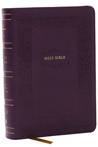 KJV Holy Bible: Compact with 43,000 Cross References, Purple Leathersoft, Red Letter, Comfort Print: King James Version