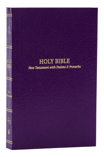 KJV Holy Bible: Pocket New Testament with Psalms and Proverbs, Purple ...