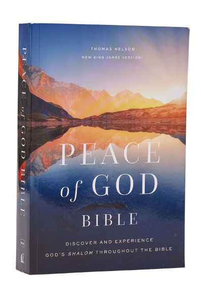Peace of God Bible: Discover and Experience God's Shalom Throughout the Bible (NKJV, Softcover, Red Letter, Comfort Print)