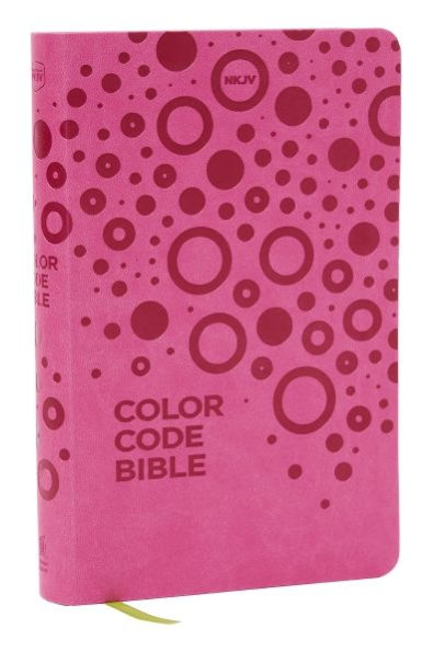 NKJV, Color Code Bible for Kids, Pink Leathersoft, Comfort Print