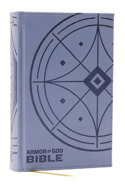 NKJV Armor of God Bible, Blue/Gray Leathersoft (Children's Bible, Red Letter, Comfort Print, Holy Bible): New King James Version