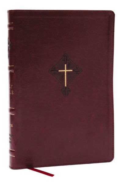 RSV2CE, Thinline Large Print Catholic Bible, Crimson Leathersoft, Comfort Print