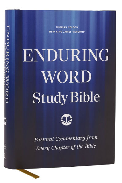Enduring Word Study Bible: Pastoral Commentary from Every Chapter of the Bible (NKJV, Hardcover, Red Letter, Comfort Print)