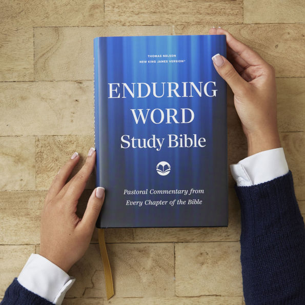 Enduring Word Study Bible: Pastoral Commentary from Every Chapter of the Bible (NKJV, Hardcover, Red Letter, Comfort Print)