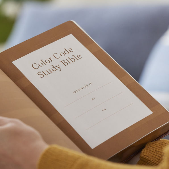 Color Code Study Bible, Revealing God's Truth Color by Color (NKJV, Brown Leathersoft, Red Letter)